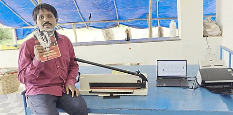 Government school teacher Pon Sakthivel (34) has been converting printed books into accessible digital formats, enabling visually impaired readers to read independently.