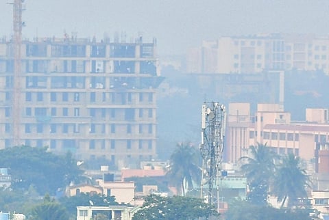 Construction activities, a major cause of air pollution, continue unabated in Bhubaneswar