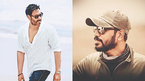 Ajay Devgn (L) and Narthan (R)
