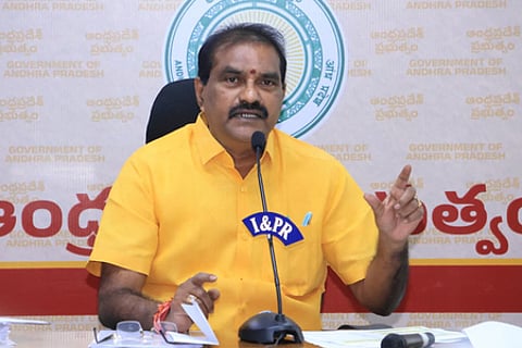 Minister for Water Resources Nimmala Ramanaidu
