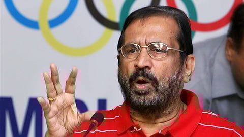 Former Union Minister and Former IOA President Suresh Kalmadi.