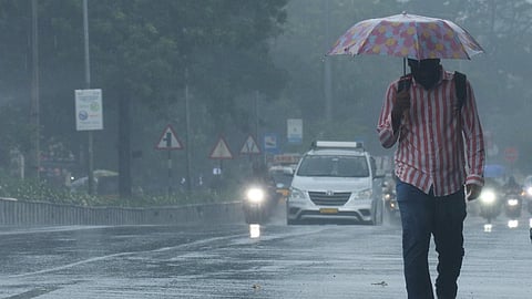 For Chennai, partly cloudy skies are expected with light rain likely over the next two days.