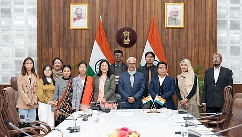 Governor Ajay Kumar Bhalla on Thursday interacted with the candidates of Specified Skilled Workers (SSW) at Lok Bhavan, Imphal, ahead of their travel to Japan later this month.
