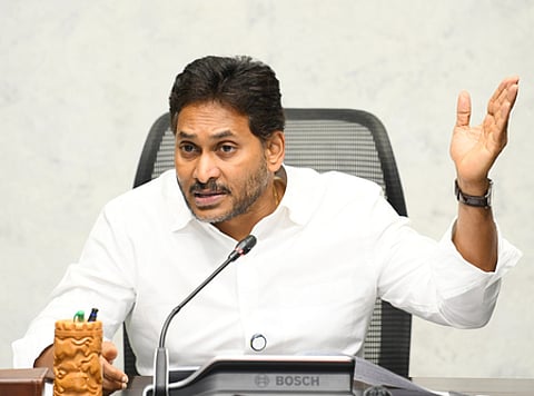 Former CM and YSRC president Jagan Mohan Reddy.