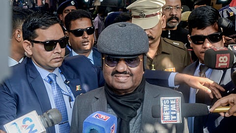 West Bengal Governor C V Ananda Bose speaks to the media in Kolkata on Friday, Jan. 09, 2026.