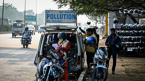 Massive rush is being witnessed at the pollution testing centres after the State Transport Authority (STA) issued a strict directive to all oil marketing companies to deny fuel to vehicles operating without a valid PUCC.