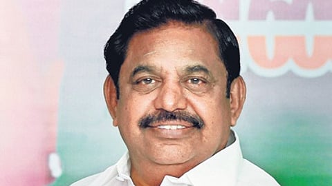 AIADMK general secretary Edappadi K Palaniswami