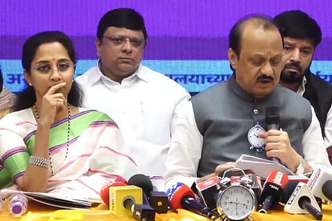 Ajit Pawar and his cousin Supriya Sule, the working president of NCP (SP), shared the dais at a joint press conference, signalling growing proximity between the two factions