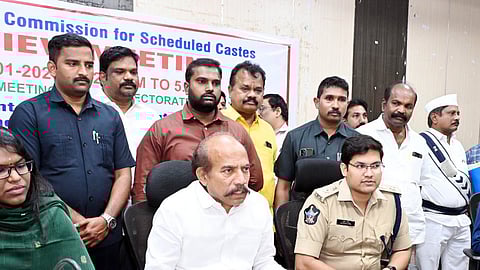 Speaking to reporters, Jawahar said the SC Commission has constitutional authority to supervise government actions concerning safeguards, laws, and official notifications for SC and ST communities.