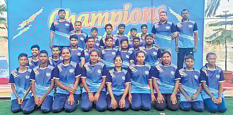 In the October State meet held in Kurnool, athletes won two gold, three silver, and one bronze