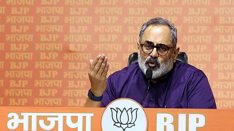 Kerala BJP president Rajeev Chandrasekhar