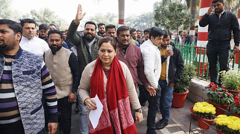 The university's chief proctor filed a complaint with the Chowk police station about campus vandalism.