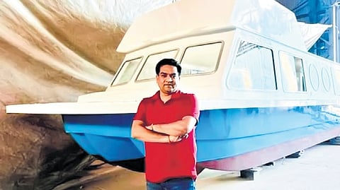 Delhi Tourism Minister Kapil Mishra shared an image of the vessel on X on Monday.