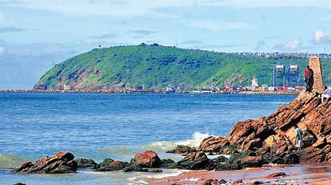 Visakhapatnam Beach.