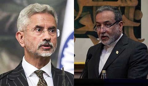 Minister of External Affairs S Jaishankar and Iranian Foreign Minister Seyed Abbas Araghchi