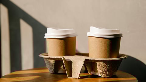 Takeaway coffee cups