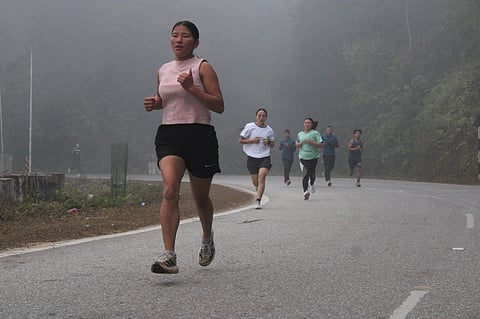 The run aimed to promote physical fitness, healthy living and a sense of togetherness among the people.