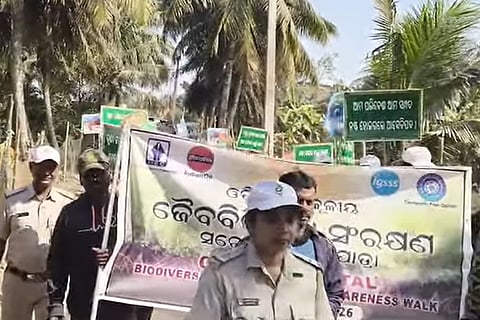 Odisha Coastal Biodiversity Conservation Awareness Walk