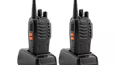 illegal walkie-talkie sales