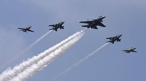 The medium-category fighters are expected to complement the IAF’s Light Combat Aircraft (LCA) fleet and the future Advanced Medium Combat Aircraft (AMCA), with budget provisions for existing programmes already secured.