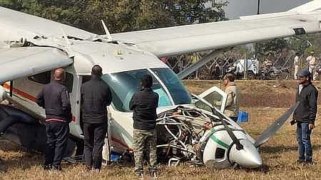 The nine-seater Cessna Grand C208B aircraft VT-KSS of IndiaOne Air that crash-landed near Rourkela.