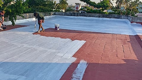 The scheme integrates rooftop solar panels, rainwater harvesting, drip irrigation, waste segregation and composting, along with green spaces such as kitchen, medicinal and fruit gardens.