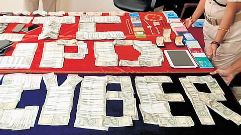 The cash and other articles seized from the accused