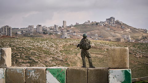The Palestinian town of Beit Sahour, in the West Bank.