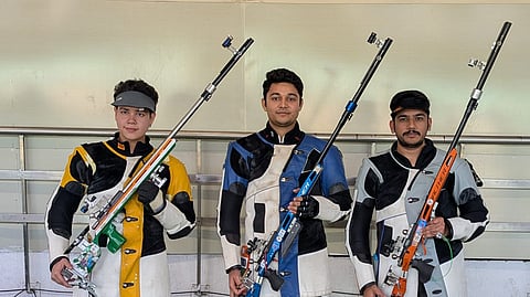 The 50m rifle 3P winners