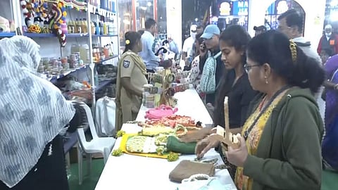 Telangana Prison Dept stall at Numaish 2026 highlights inmate-made products, reform efforts.