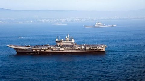 The most obvious link would be the model of INS Vikrant – India’s first indigenous aircraft carrier.