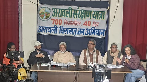 Aravalli Virasat Jan Abhiyaan announced the yatra during a meeting on Thursday; the yatra will commence on Saturday.