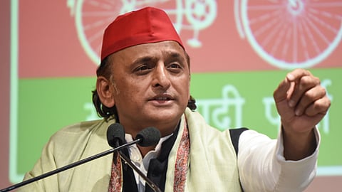 Samajwadi Party president Akhilesh Yadav.