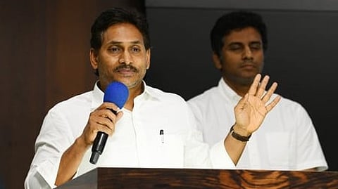 Former Chief Minister and YSRCP president YS Jagan Mohan Reddy.