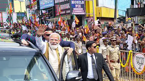 Narendra Modi in Thiruvananthapuram