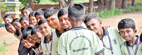 The radiant cluster from Kondaloor, with their crisp uniforms and shiny ID cards, stood on the airstair, ready to fly from Madurai to Chennai.