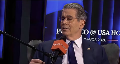 US Treasury Secretary Scott Bessent during an interview with Politico.