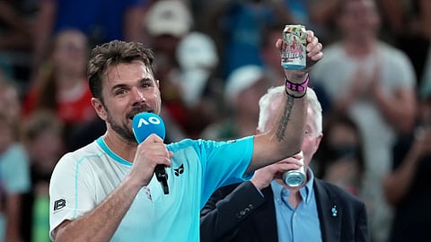 Cheers! Stan Wawrinka bids farewell at Australian Open with beers and gratitude