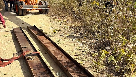 The remaining of the 40-year-old structure