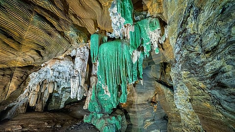‘Green Cave’ in Kanger Valley National Park.