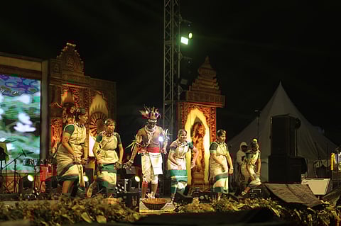 A performance at the Mahotsav in Dhenkanal on Sunday, January 25, 2026.