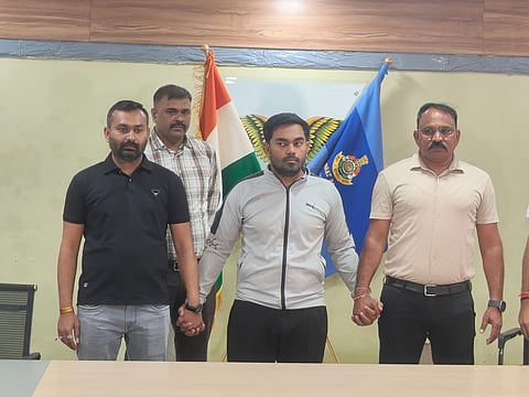 Dharmesh Chunara under the custody of Gujarat Crime Branch sleuths.