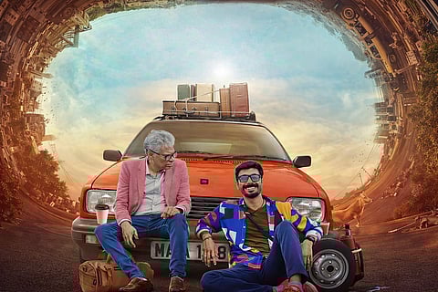 Ananta Padmanaabha first look poster featuring Rishi and Prakash Belawadi