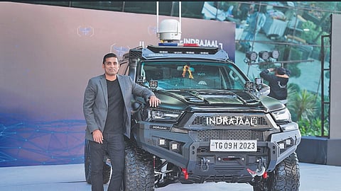 Founder and CEO of Indrajaal Kiran Raju, along with Indrajaal Ranger