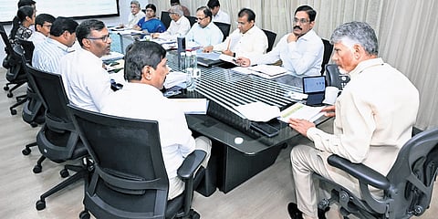 CM Chandrababu Naidu reviews NH projects on Thursday