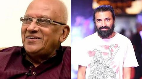 Singeetham Srinivasa Rao (L) and Nag Ashwin