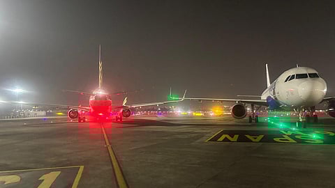 The wings of an IndiGo aircraft collided with those of an Air India flight at Mumbai airport on Tuesday.