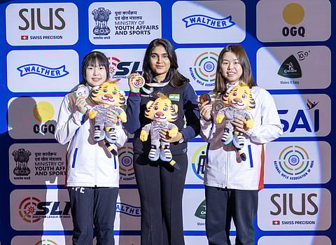 Esha Singh wins gold on Wednesday