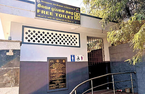 A ward official said that the corporation toilets were undergoing repairs.