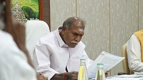 Chief Minister N Rangasamy